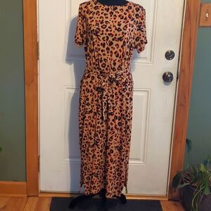 Loft Dress leopard print size large